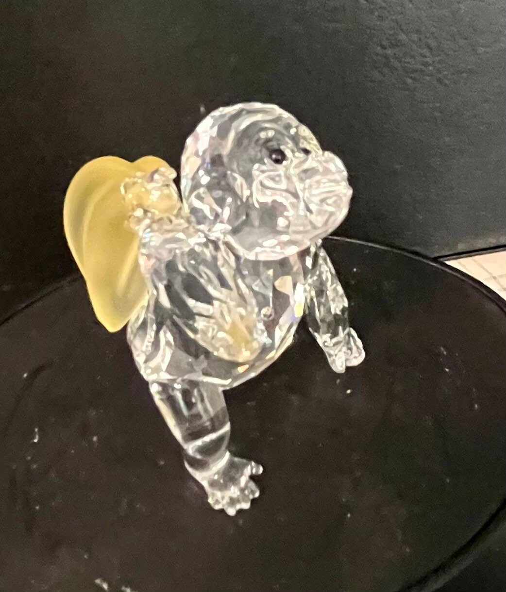 Swarovski Crystal Monkey W Bananas - Etsy