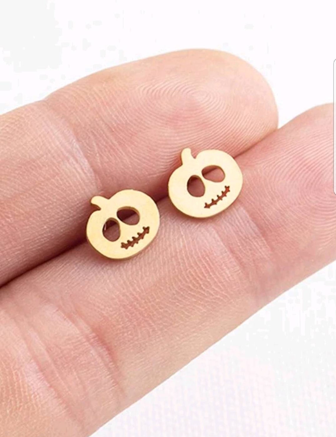 Halloween Stud Earrings Pumpkin Womens Jewelry Kids Jewelry Etsy