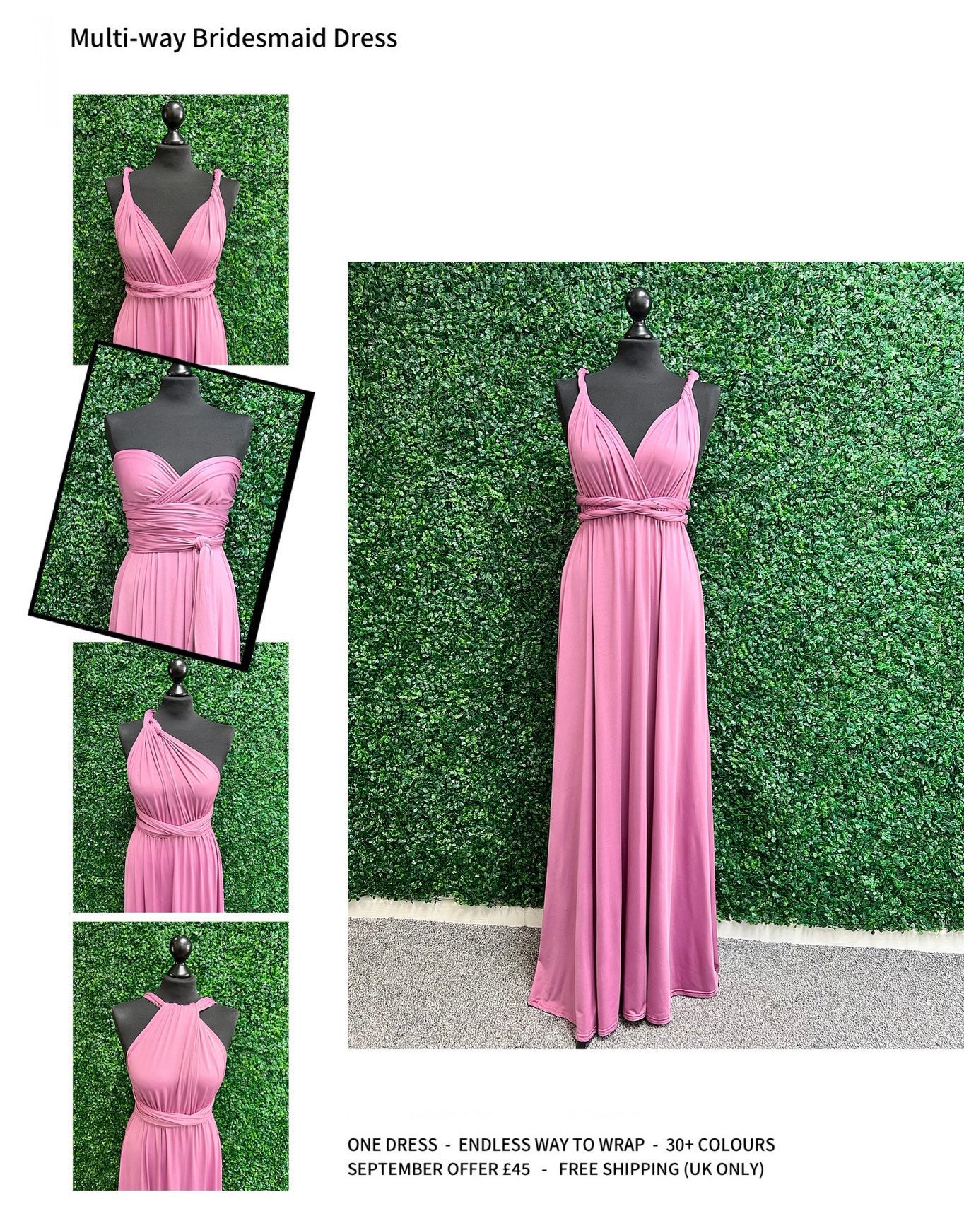 Infinity hotsell dress strapless