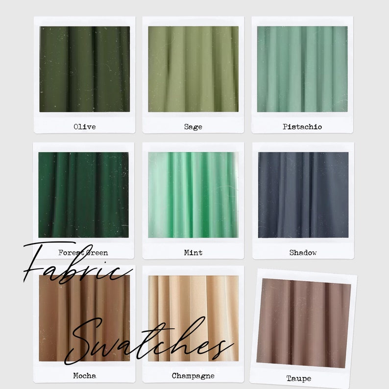 Fabric Swatches for Infinity Dress Multi-way Bridesmaid Dress image 1