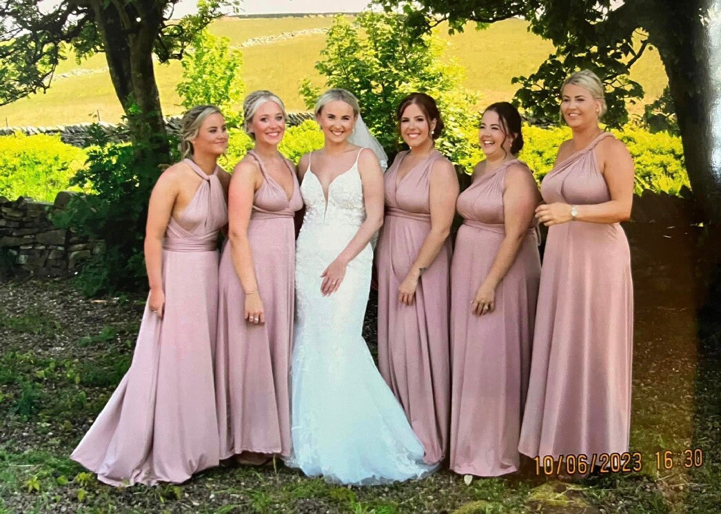 Taupe Infinity Bridesmaid Dress, Twist Wrap Bridesmaid Dress, Maxi Dress, Taupe Multiway Dress, Convertible Bridesmaid Dress