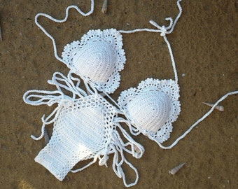mens crochet swim trunks