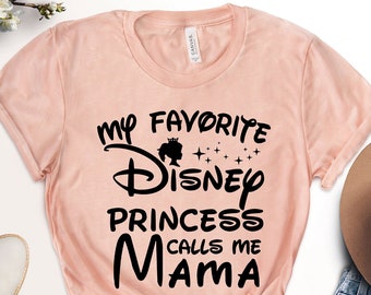 Disney Princess Mama Shirt, Mother's Day Gift, Funny Disney Tee