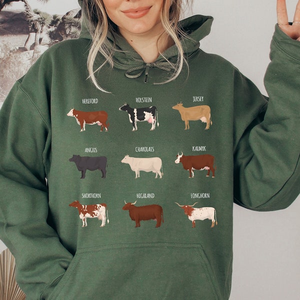 Cow Sweater - Etsy