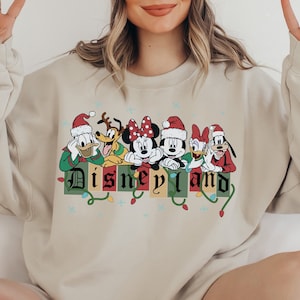 Christmas Mickey and Friends Disneyland Sweatshirt
