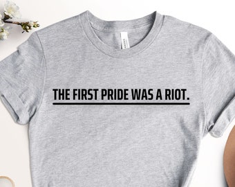 Pride Riot T-Shirt: LGBTQ+ Stonewall Pride Tee