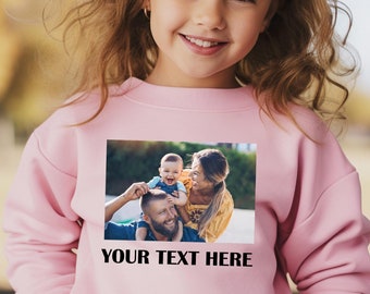 Custom Photo Sweatshirt: Personalized Family Picture Gift
