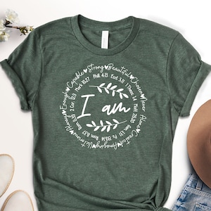 I Am Inspiration Shirt: Christian Bible Verse Tee