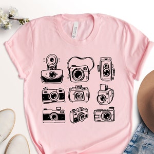 Camera Shirt: Photography Lover Gift, Graphic Tee