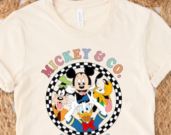 Retro Disney Mickey and Co Shirt, Disney Mickey Shirt, Disney Friends Shirt, Disney Trip Shirt, Disney Friends Since 1928, Disneyland Tee