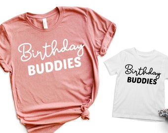 Birthday Buddies Matching Shirts: Mommy, Daddy & Me Birthday Gift