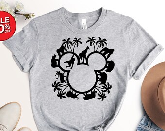 Disney Animal Kingdom Shirt, Mickey Safari Vacation Tee