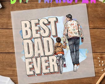 Father's Day DTF Transfer | Dad Ever Design | Dads Club Ready to Press