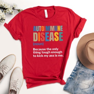 Autoimmune Disease Warrior Shirt: Chronic Illness Awareness Tee Bild 4
