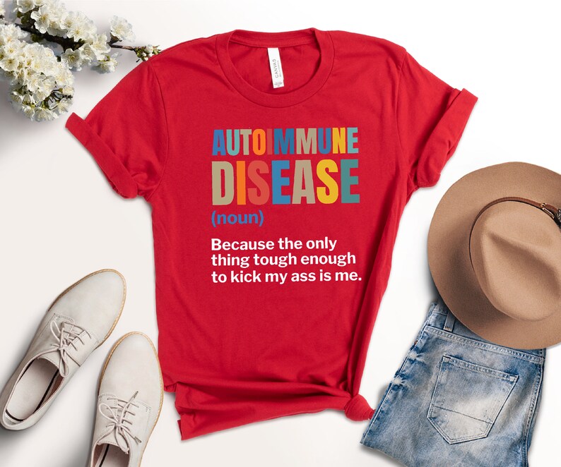 Autoimmune Disease Warrior Shirt: Chronic Illness Awareness Tee Bild 4