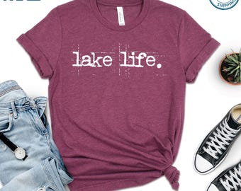 Personalized Lake Life T-Shirt: Custom Family Vacation Cabin Tee