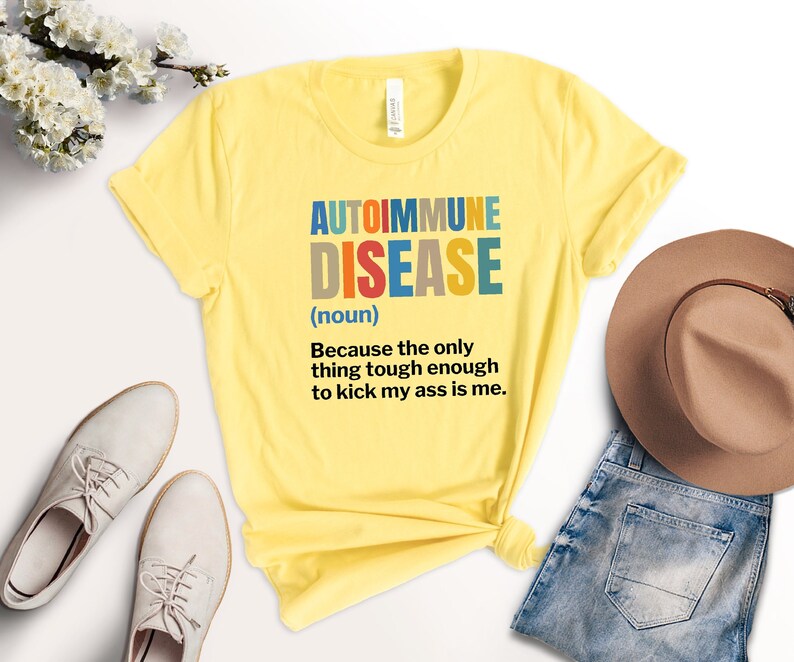 Autoimmune Disease Warrior Shirt: Chronic Illness Awareness Tee Bild 3