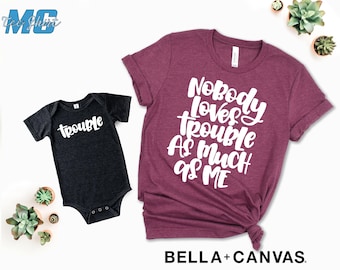 Funny Mom and Son Matching Shirts, Mommy and Me Outfit