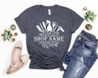 Custom Hairstylist T-Shirt: Personalized Salon Uniform Tee
