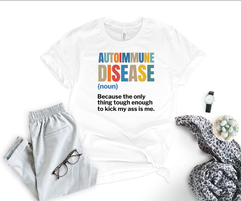 Autoimmune Disease Warrior Shirt: Chronic Illness Awareness Tee Bild 2
