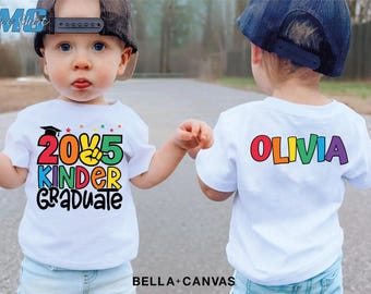 Personalized Kindergarten Graduation Shirt: Class of 2026 Kids Tee