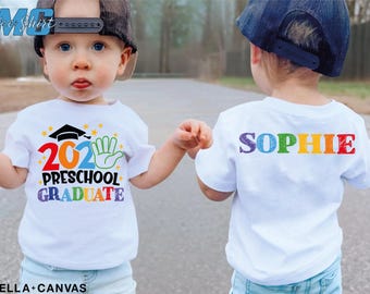 2025 Preschool Graduate Shirt: Kids Pre-K Graduation Tee