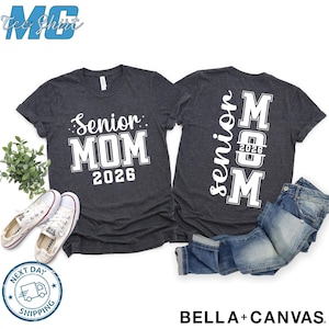 Senior Mom 2025 Shirt: Graduation Parent Tee