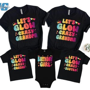 Glow in the Dark Birthday Shirt: Custom Neon Party Tee