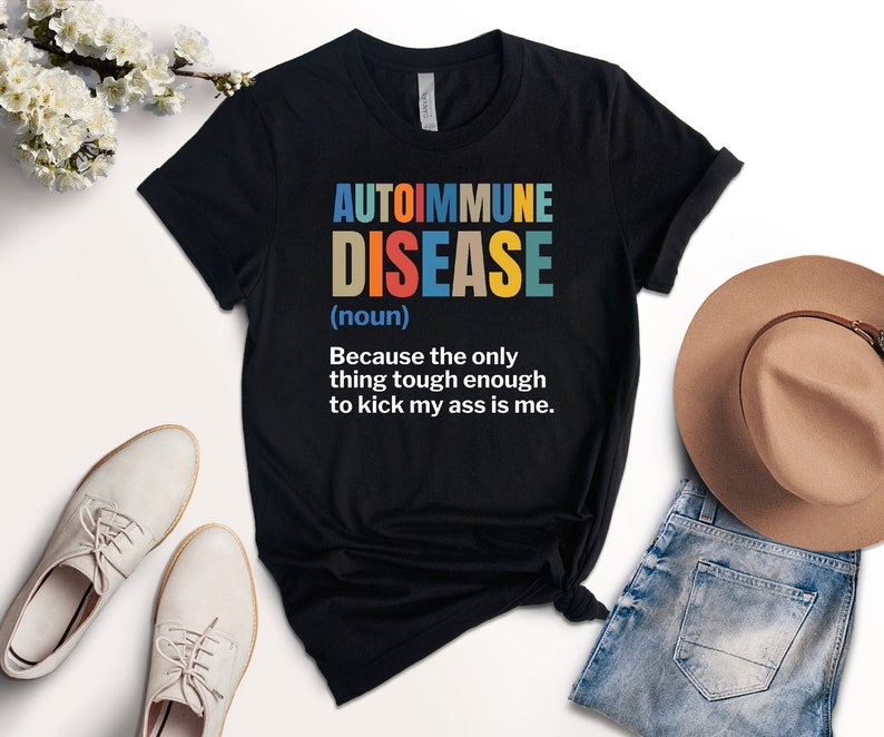 Autoimmune Disease Warrior Shirt: Chronic Illness Awareness Tee Bild 1