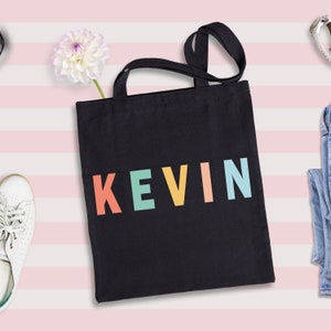 Personalized Name Bag Custom Name Tote Bag Custom Tote Shopper Women Bag Customized Name Gift For Her Personalized Gift For Her Reusable Bag