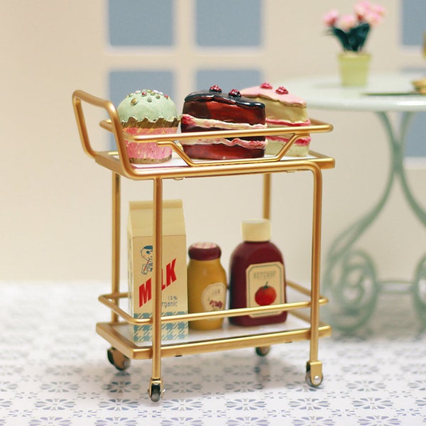 Dollhouse Bar Cart Etsy