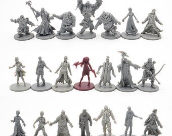 3d TRPG miniatures role play board game horde heroes walker runner Abomination zombies dungeons monster undead creature beast for zombicide