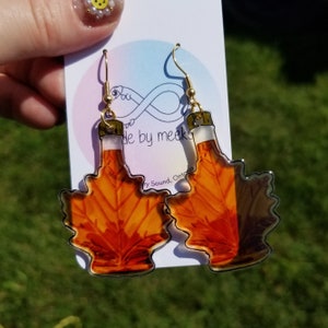 Maple Syrup earrings