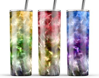 Design de sublimação para copo fino fractal abstrato de 20 oz (download digital)
