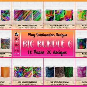 120 designs abstratos para embrulhos de canecas: modelos PNG de sublimação (download digital) imagem 5