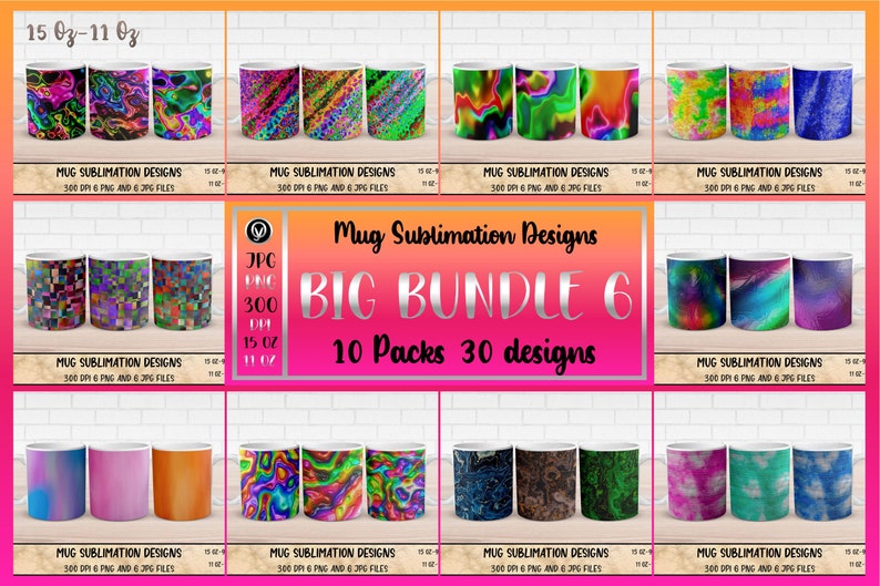 120 designs abstratos para embrulhos de canecas: modelos PNG de sublimação (download digital) imagem 5