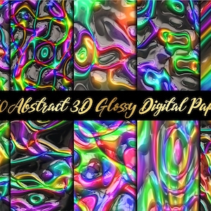 3D glanzende gel digitaal papier 3, abstracte textuur, digitale achtergronden, scrapbookingpapier, abstracte kunst, speciaal geschilderde textuur, afdrukbaar papier