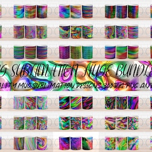 Abstract Mug Sublimation Designs: Huge Bundle (Digital Download)