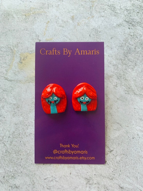 Alptraum Vor Weihnachten Sally Polymer Clay Ohrstecker Etsy