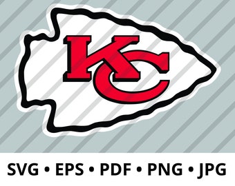 Vector Art svg for Cricut,Silhouette Cameo,iron on vinyl Chiefs Sports SVG File,Chiefs Mascot SVG,Arrow SVG Commercial /& Personal Use