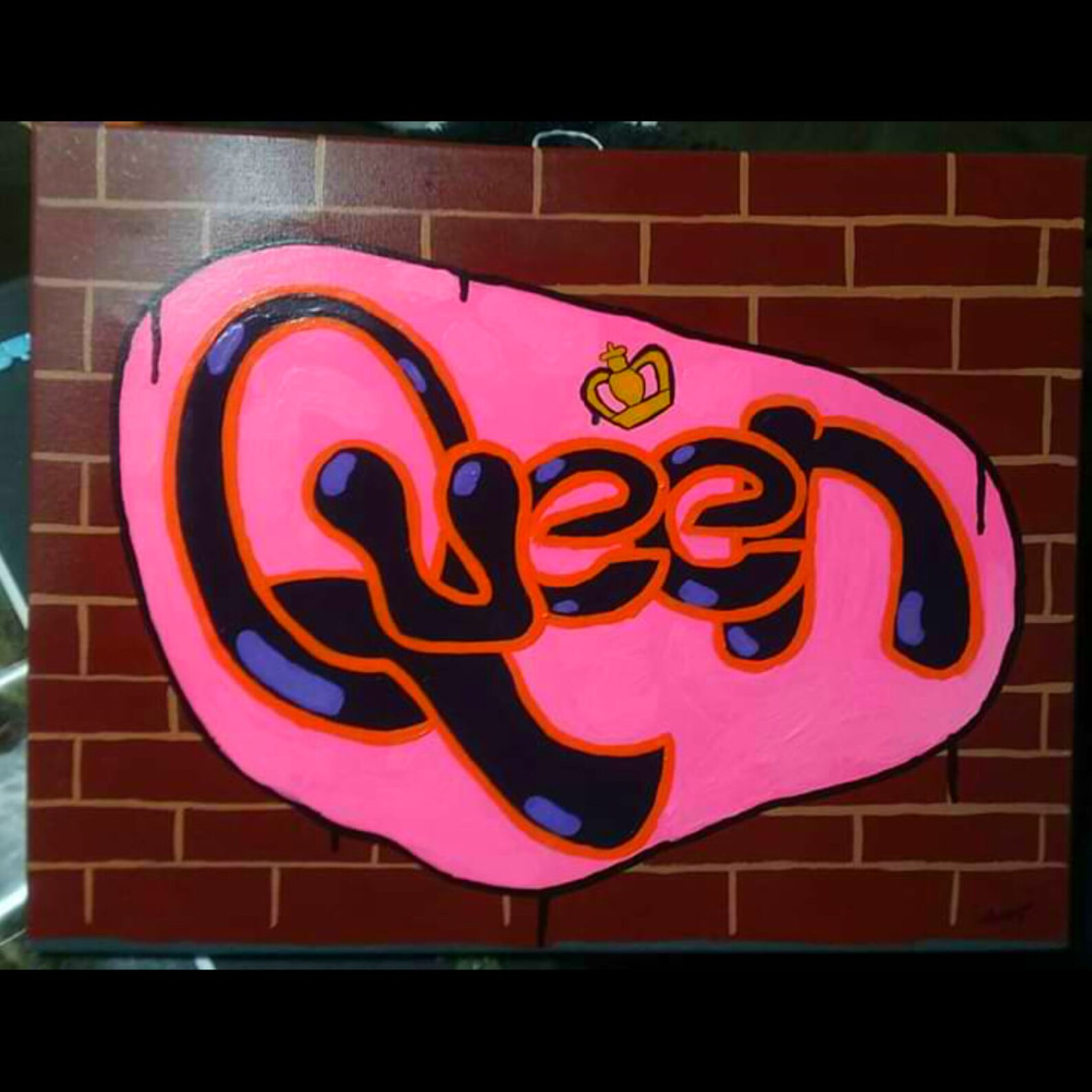 Valentine King and Queen Graffiti Set Etsy