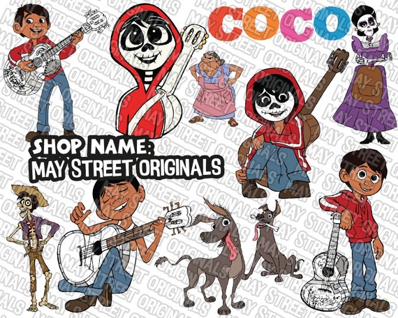 Coco svg coco birthday coco miguel svg coco clipart coco | Etsy