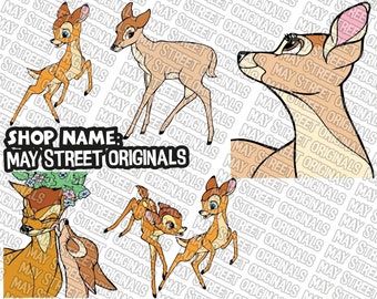 bambi svg, faline svg, bambi cricut, faline cricut, bambi and faline svg, animals svg, bambi clipart, bambi cutting file