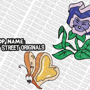 alice in wonderland svg, flower garden svg, rose svg, flower svg, bread and butterfly svg, alice flowers svg, alice svg, alice clipart