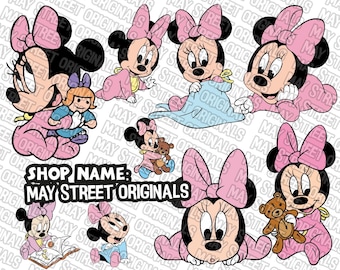 Baby Minnie Mouse Etsy Baby Minnie Mouse Etsy