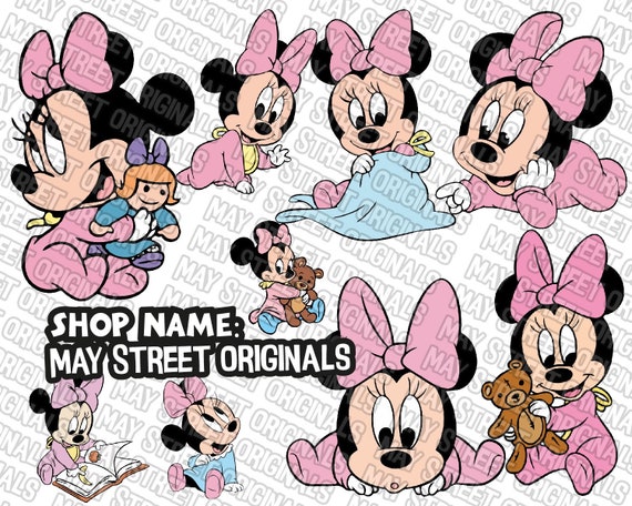 Baby Minnie Mickey Mouse Svg