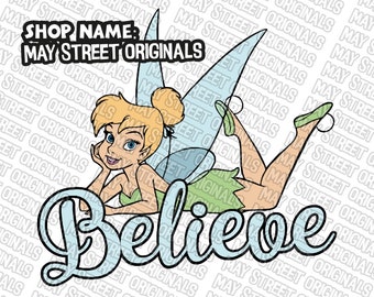 tinker bell svg, believe svg, peter pan svg, tinker bell cricut, tinker bell cutfile, tinker bell silhouette, tinker bell quote svg, believe