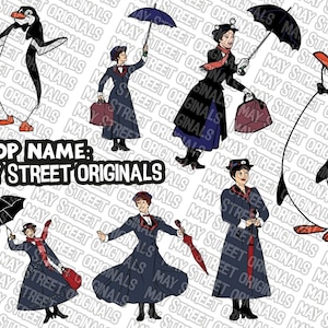 Mary Poppins svg, Mary Poppins cricut, mary poppins gelaagde svg, mary poppins cut file, mary poppins clipart, mary poppins snijden bestanden