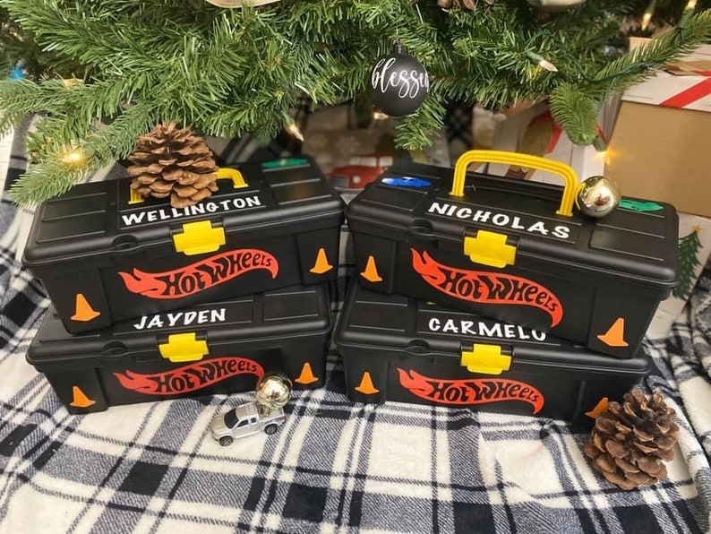 Personalized Hot Wheels inspired Storage Case Etsy