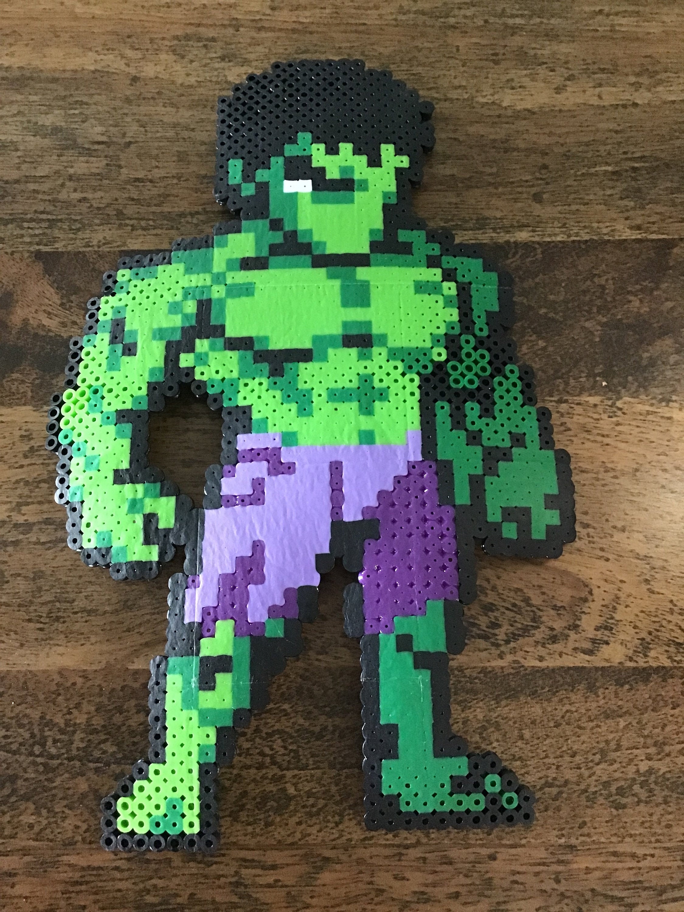 CoolAwesome Perler bead Hulk Etsy